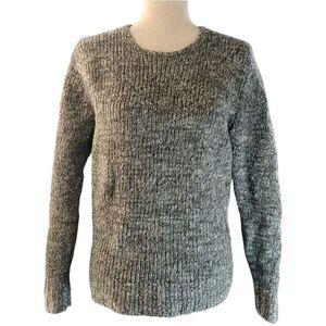 TOMMY BAHAMA Wool Sweater Fisherman Winter Heathered Gray Size L